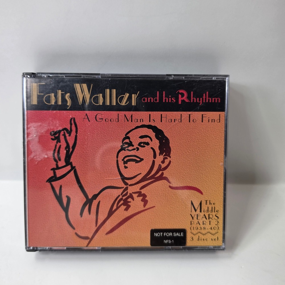 Fats Waller A Good Man Is Hard To Find 3 CD Box Set Promo Middle Years Part 2